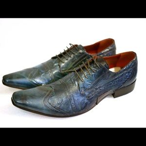 Jo Ghost Mens Laced Italian Leather Shoe